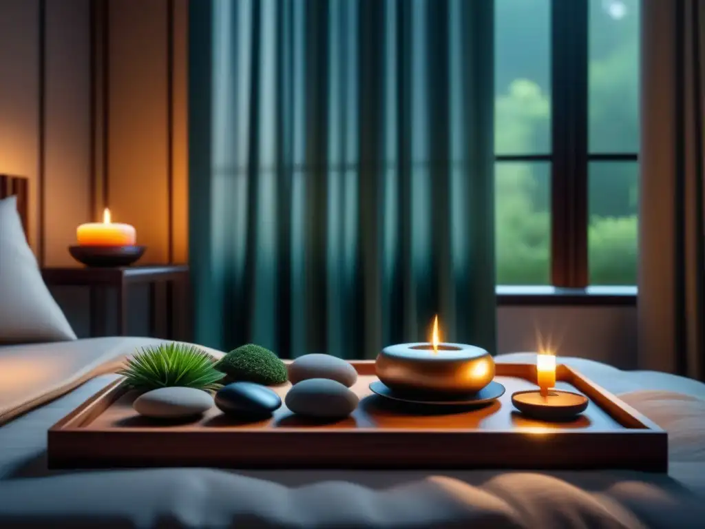 Rincón de meditación zen: relax y armonía en casa Rincón de meditación en casa con cojín extra grande, jardín Zen y vela aromática, ideal para biorretroalimentación para relajación en casa