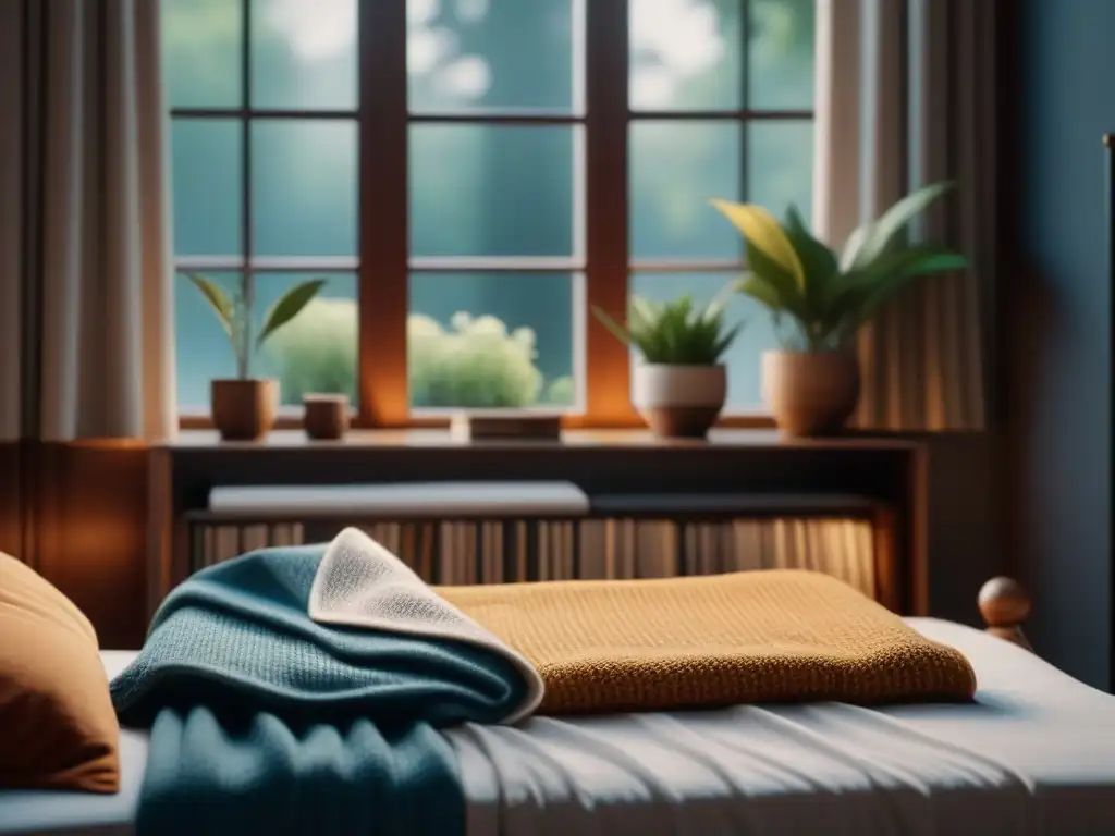 Un dormitorio de estudiantes acogedor y sereno para retiro y relajación en casa