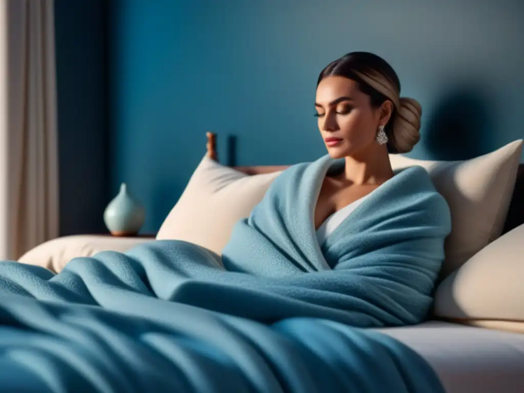 Diseño de dormitorio sereno y minimalista con iluminación suave Un dormitorio sereno con iluminación suave, decoración acogedora y efectos relajantes