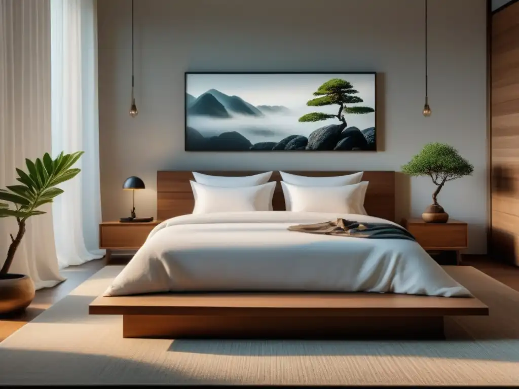 Dormitorio minimalista y sereno en tonos neutros Un dormitorio sereno y minimalista, decoración minimalista para relax en casa