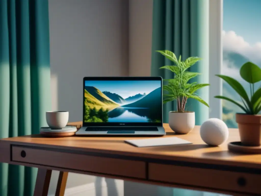 Espacio de trabajo sereno y minimalista para enfermera en 8k Un espacio de trabajo sereno y minimalista para enfermeros, con ejercicios rápidos y elementos relajantes