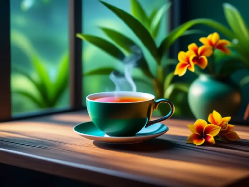 Té exótico: oasis de serenidad y bienestar Un momento de relajación con tés exóticos para relajación en casa
