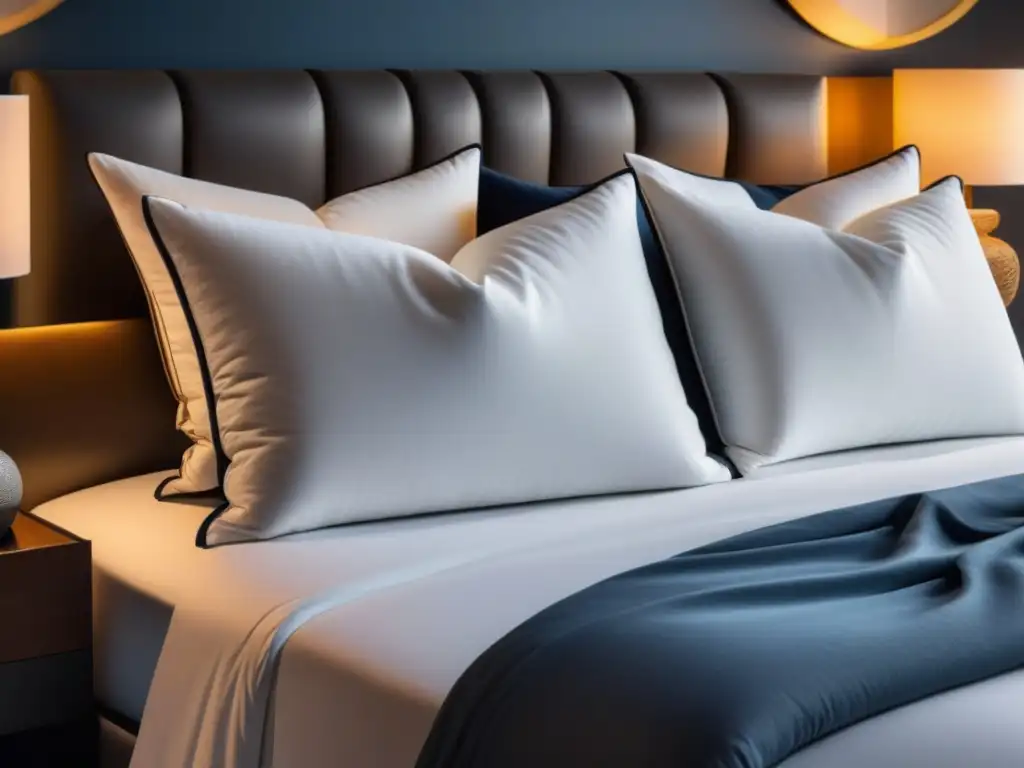 Pillows para un sueño reparador: diseño único para cada tipo de durmiente Un oasis de descanso con almohadas para sueño reparador, cuidadosamente seleccionadas para diferentes posturas de dormir
