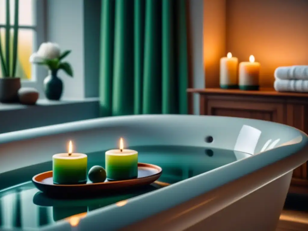 Spa en Casa: Baño relajante con té verde y antioxidantes Un oasis de relajación en casa con suplementos antioxidantes para relax en casa