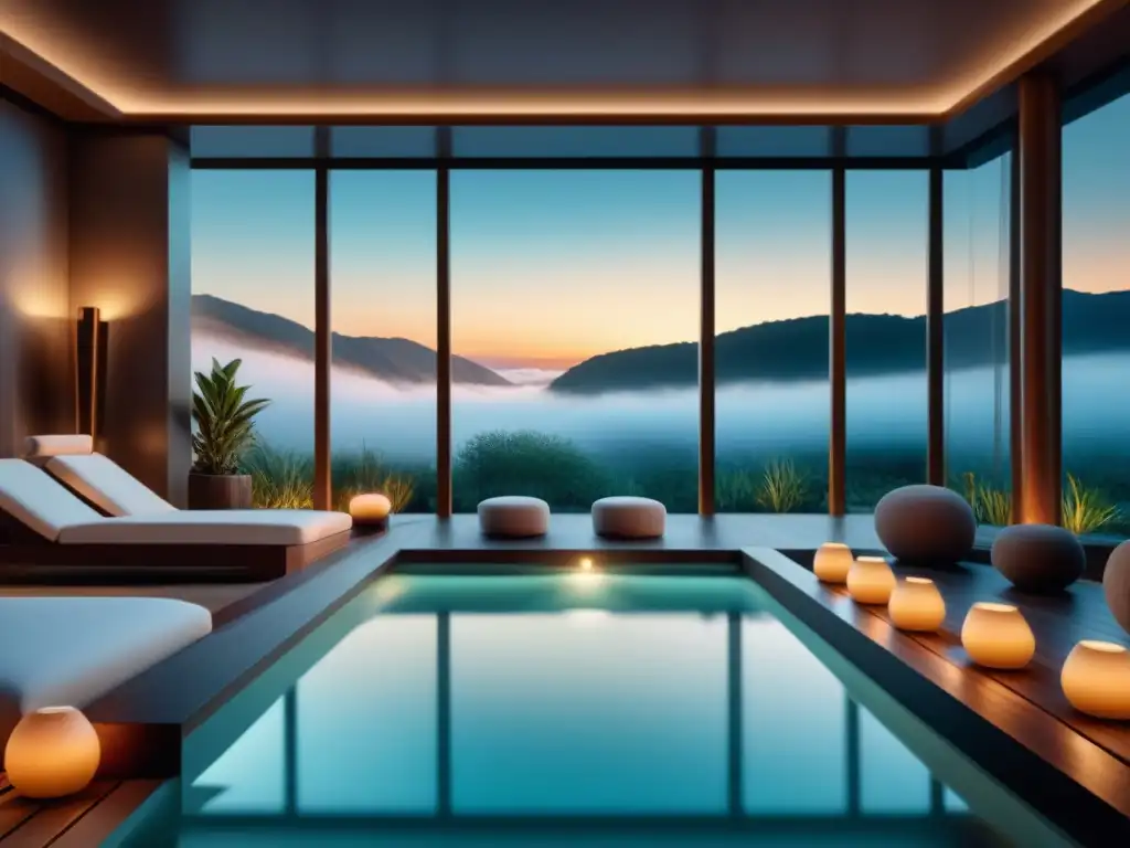 Experiencia de aromaterapia en spa: armonía y relajación colectiva Un oasis de serenidad y relajación en una sesión de aromaterapia grupal para mejorar el bienestar