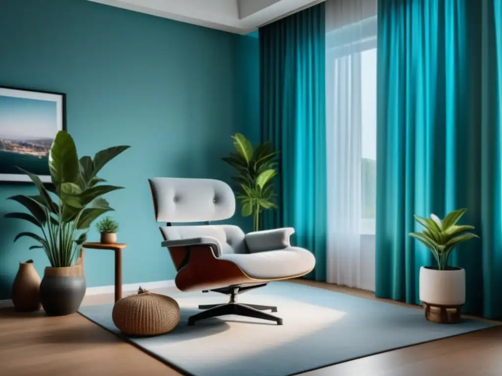 Hogar sereno: ambiente tranquilo y relajante con luz natural Un rincón acogedor y tranquilo con luz natural y decoración relajante