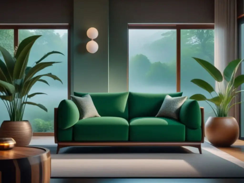 Sala Feng Shui: Armonía y equilibrio en un espacio moderno “Salón moderno en armonía con el Feng Shui: organización muebles Feng Shui energía